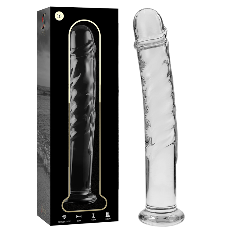 NEBULA SERIES BY IBIZA - MODEL 16 DILDO BOROSILICATE GLASS