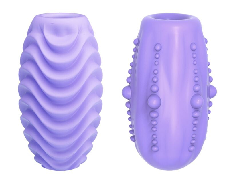 PRETTY LOVE - DOUBLE SIDED LILAC MASTURBATOR EGG