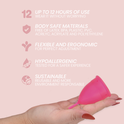 INTIMICHIC - MENSTRUAL CUP MEDICAL GRADE SILICONE